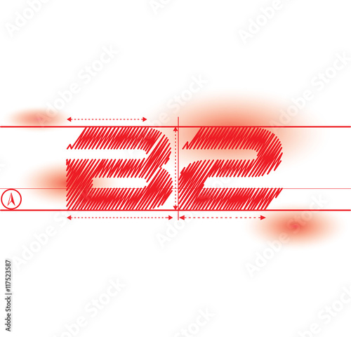 b2 redprint font