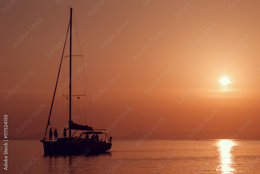 Sailing to sunset