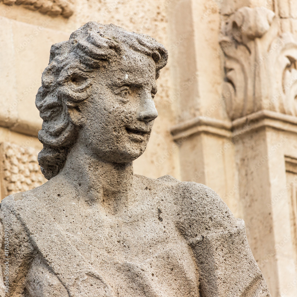 Obraz premium Sicilian Baroque statue