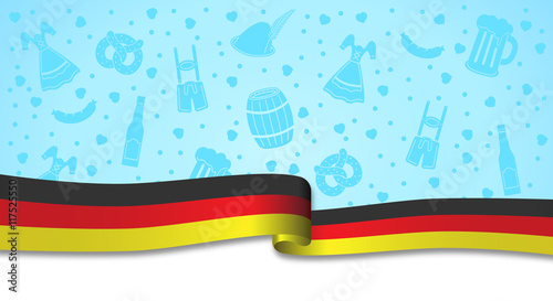 Oktoberfest Hintergrund - Icons