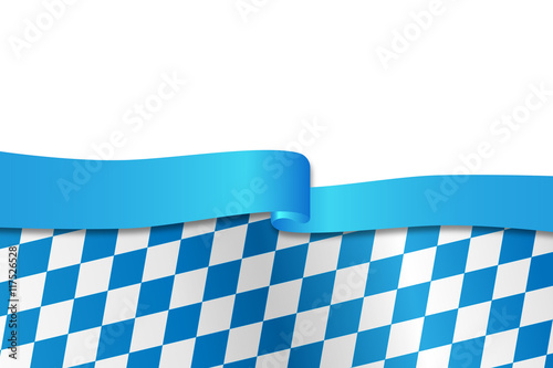 Oktoberfest Hintergrund - Rauten und Band (unten)