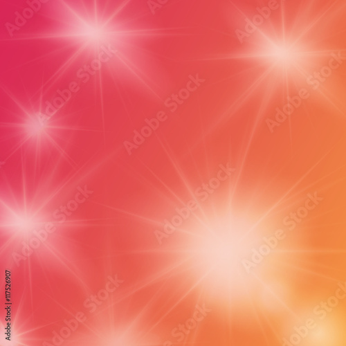 Abstract red background with flares, beams, editable elements under clipping mask