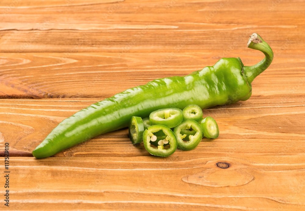 Green chili pepper Green chili pepper