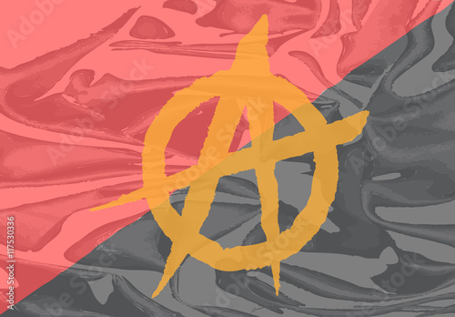 Red and Black Anarchy Flag