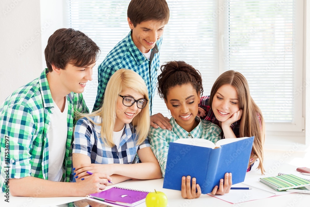 Fototapeta premium Studying.