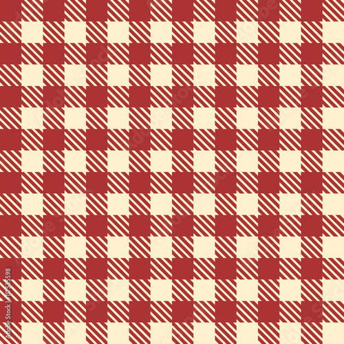 red cream background seamless pattern gingham tablecloth