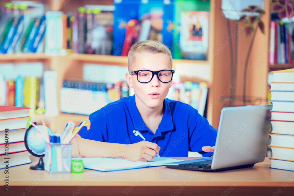 education, elementary school, technology and children concept - education, elementary school, technology and children concept -