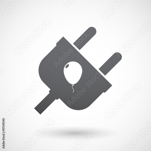 Isolated male plug with a balloon