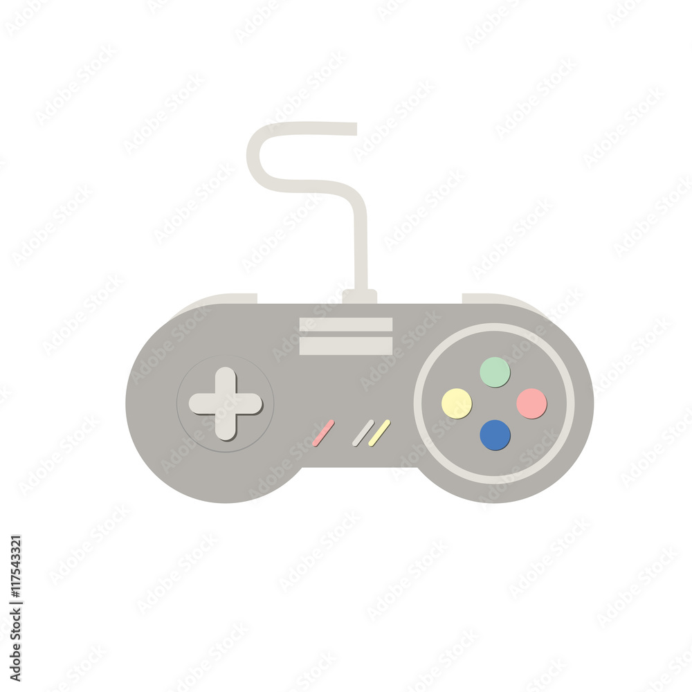 Joystick vector illustration. Vedeo game controller. Joystick fo Joystick vector illustration. Vedeo game controller. Joystick fo