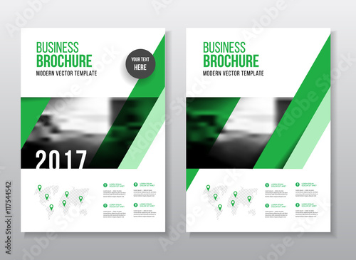 Abstract business Flyer design vector template in A4 size. Docum photo