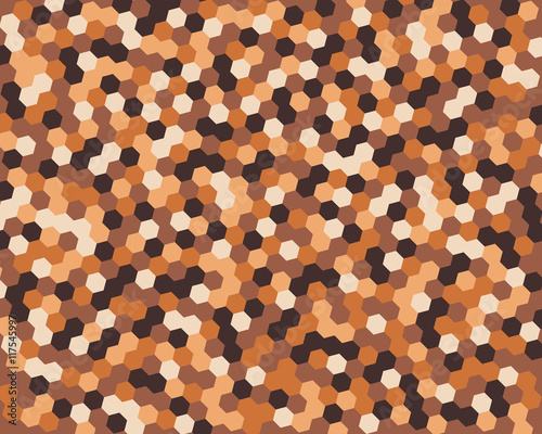 Abstract background hexagon. Vector illustration.