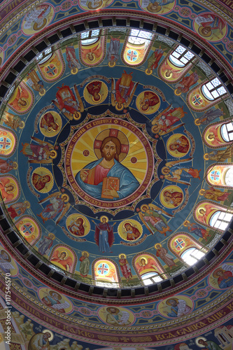 painted the ceiling of the Church
