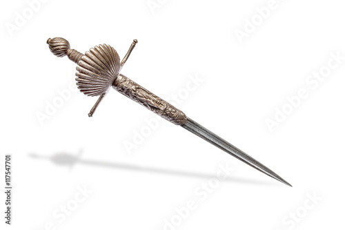 Canvastavla French left hand dagger
