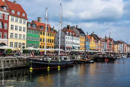 Nuhavn Harbor in Copenhagen © krugli