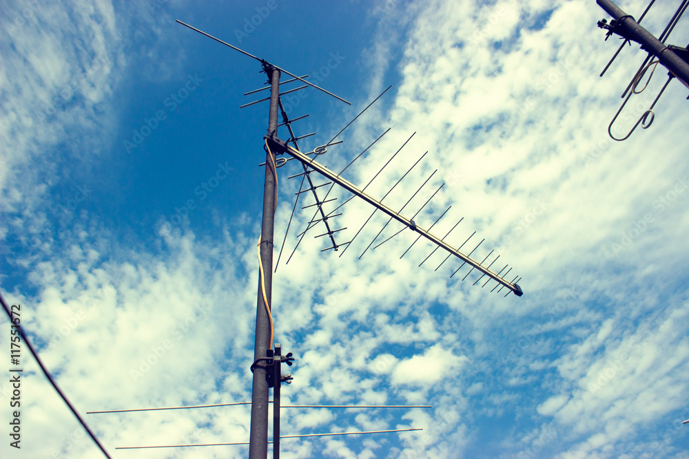 Obraz premium Old TV antenna
