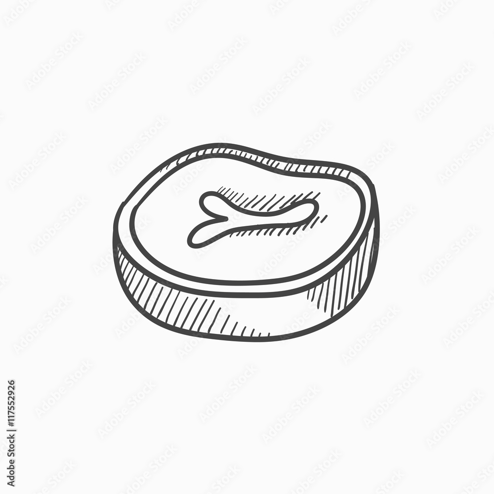 Steak sketch icon. Steak sketch icon.