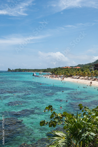 View of West Bay Roatan, Honduras