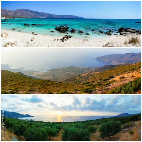 Landscapes from Crete Island, Greece