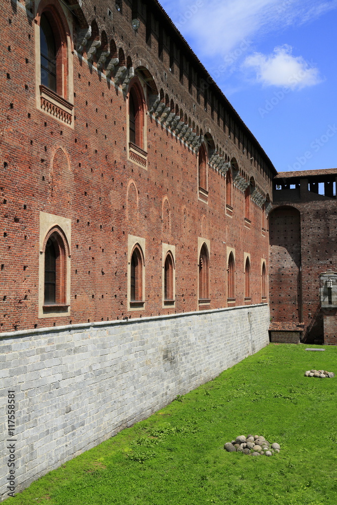 Castello Sforzesco is a castle in Milan
