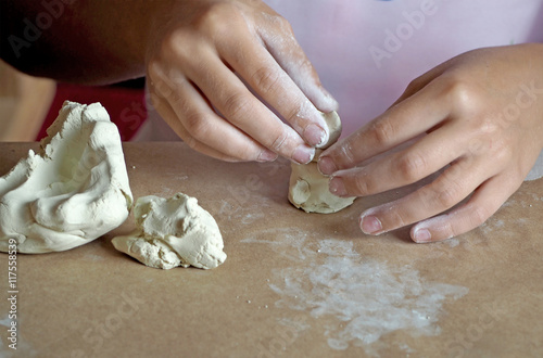 Modeling clay in the hobby group