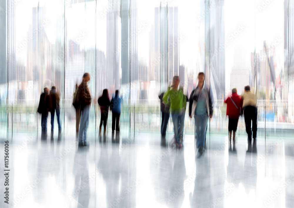 group of people in the lobby business center group of people in the lobby business center