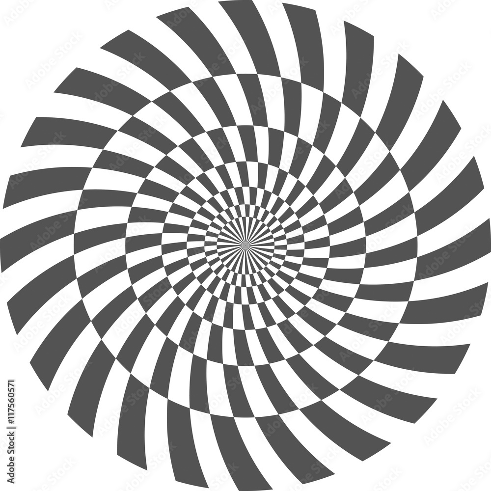 Spiral Optical Illusion Pattern Background