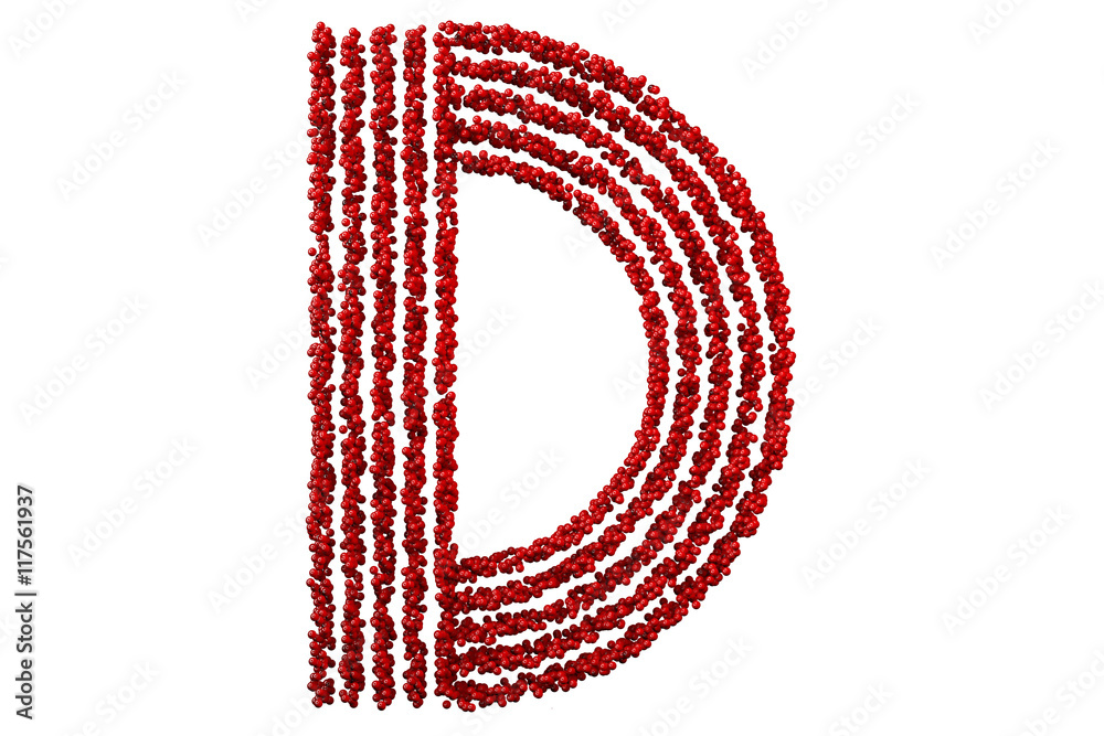 Fototapeta premium The letter D