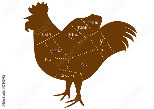 鶏肉　部位の名称