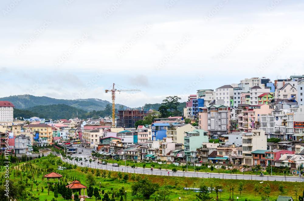 Breathtaking View of Downtown Da Lat City