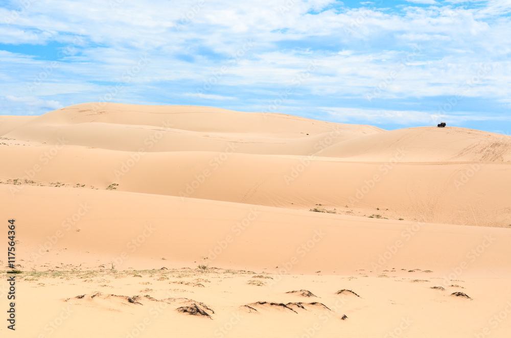 White Sand Dunes of Mui Ne in Vietnam White Sand Dunes of Mui Ne in Vietnam