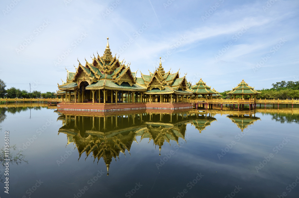 Pavilion of the Enlightened in Ancient city in Bangkok