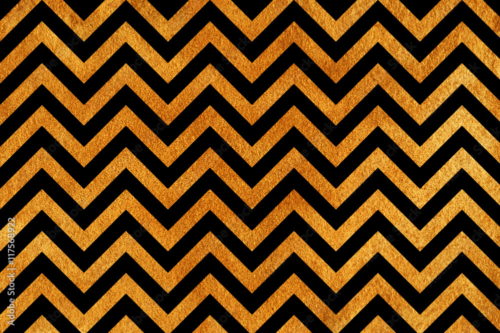Golden stripes background, chevron. Golden stripes background, chevron.