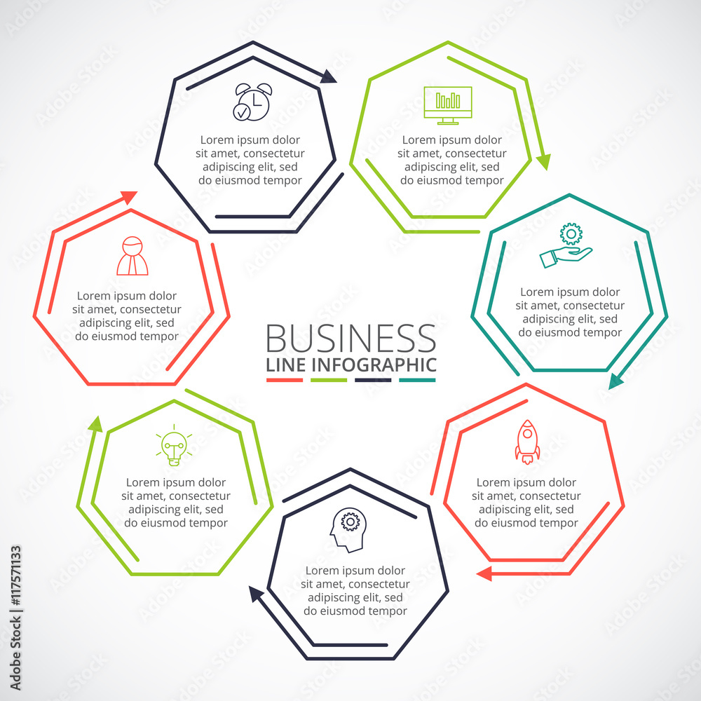Thin line flat element for infographic. Thin line flat element for infographic.
