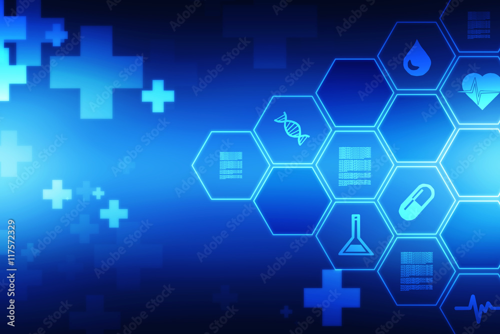 2D medical structure background