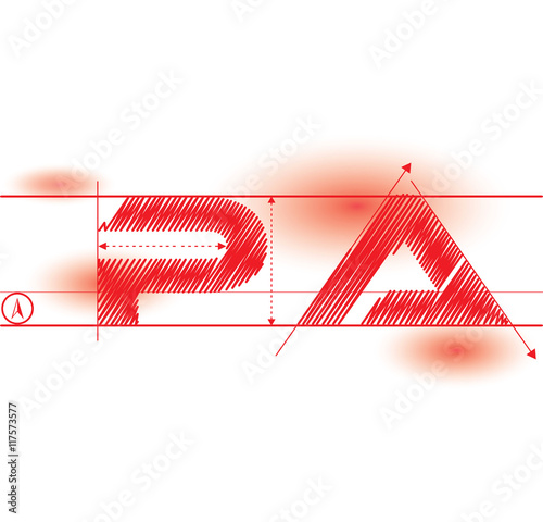 pa redprint font