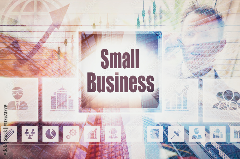 Business Small Business collage concept Business Small Business collage concept