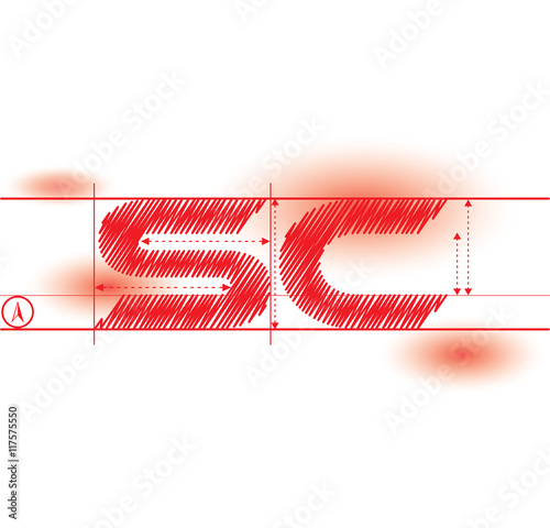 sc redprint font