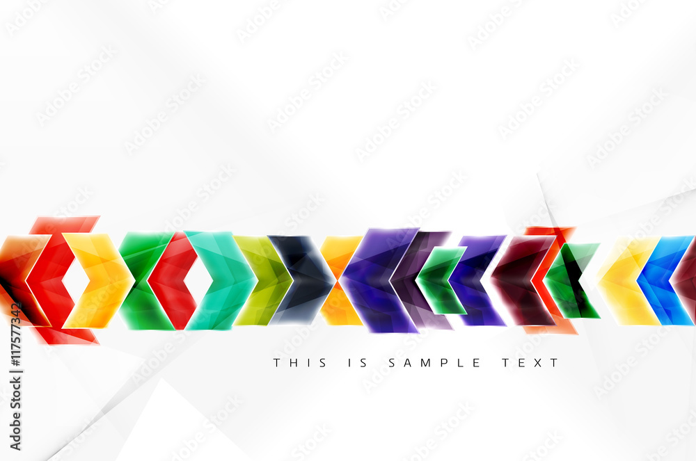Arrows and triangles background Arrows and triangles background