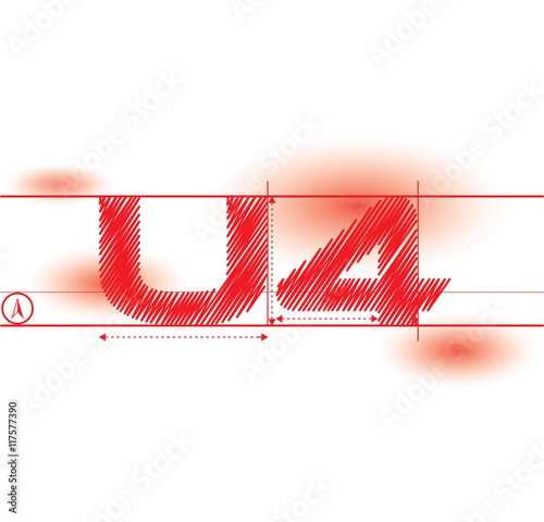 u4 redprint font photo