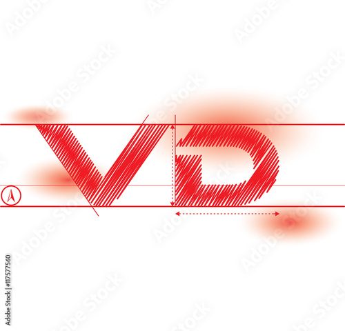 vd redprint font