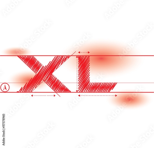 xl redprint font