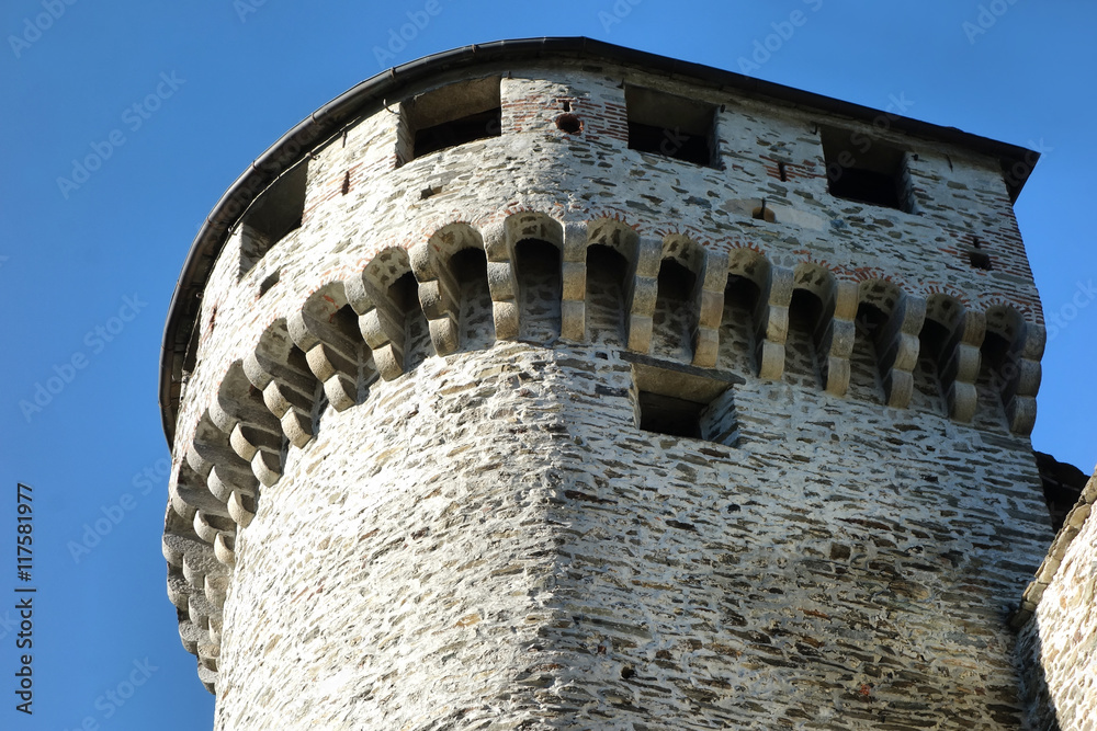 Vogogna Castle Tower Italy