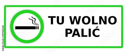 tu wolno palić