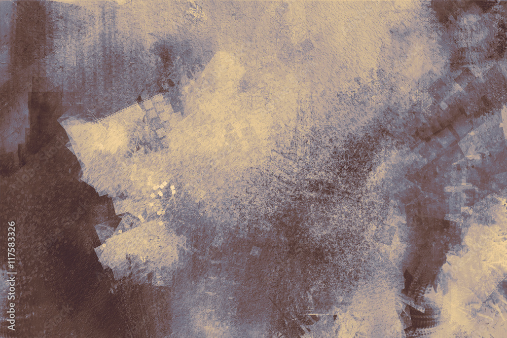 Fototapeta premium abstract painting of grey texture background on the basis of paint