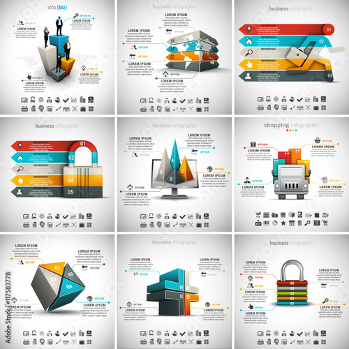 9 in 1 Infographics Bundle