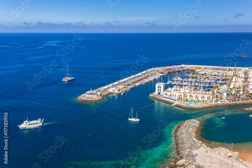 Puerto de Mogan town on the coast of Gran Canaria, Spain