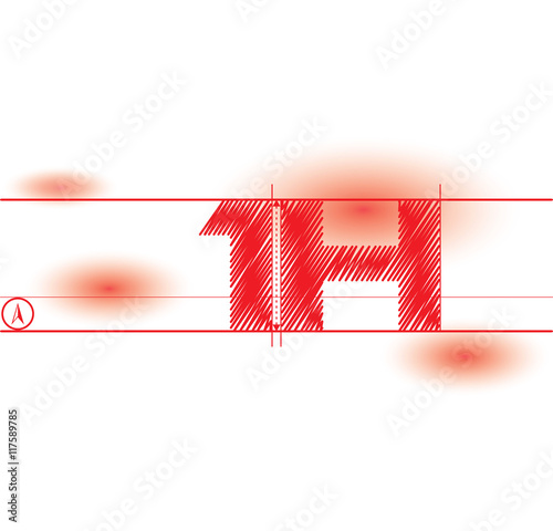 1h redprint font