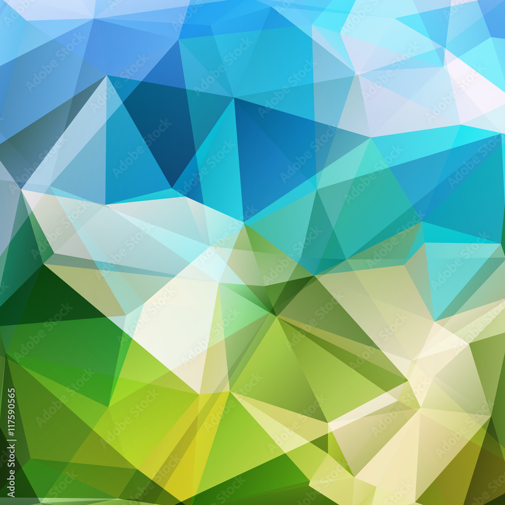 Free green and blue background Vector Art