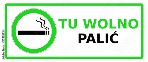 tu wolno palić