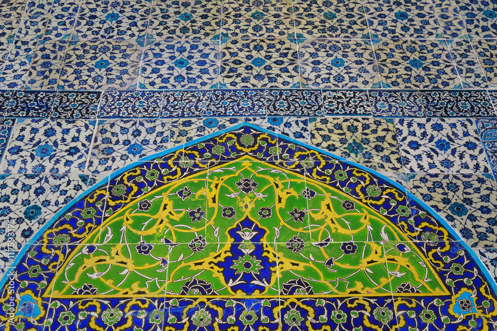 Ceramic Tile from open air public Topkapi Musieum